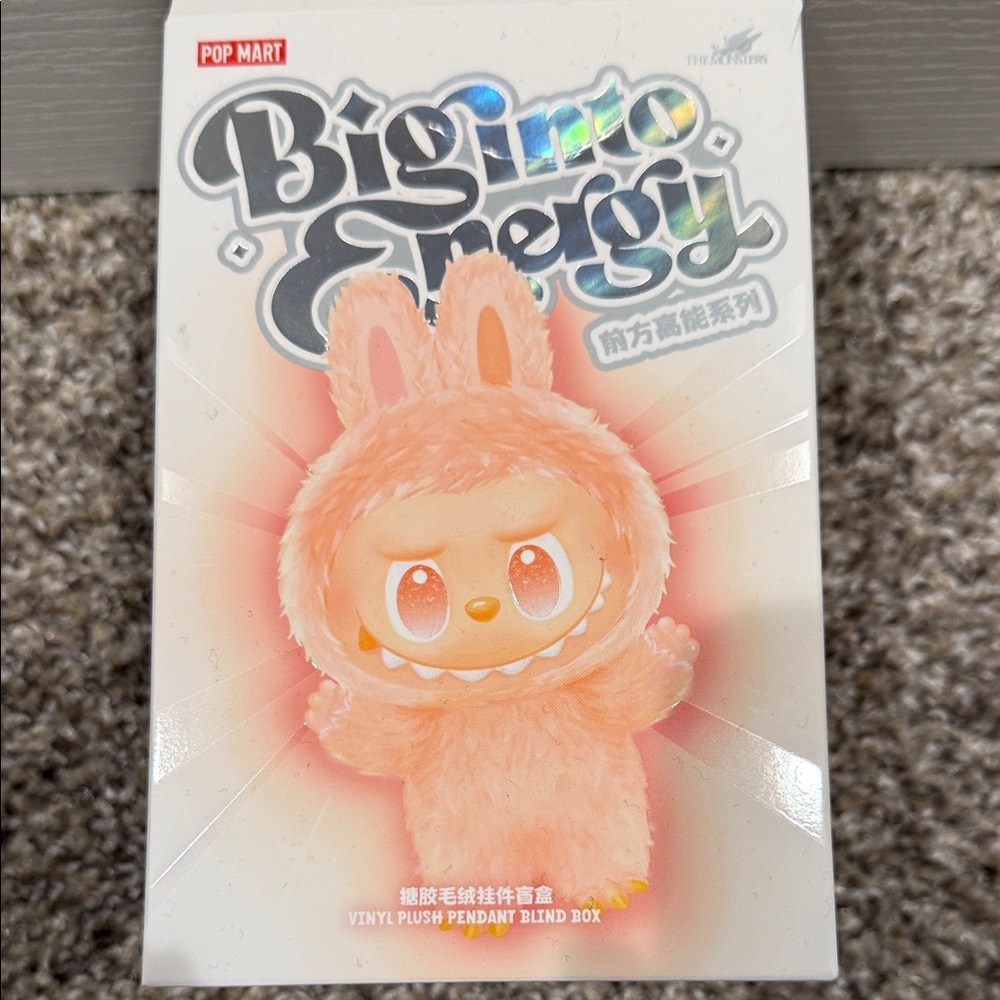 Pop Mart Big Into Energy Plush Pendant - Love